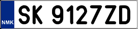 Truck License Plate